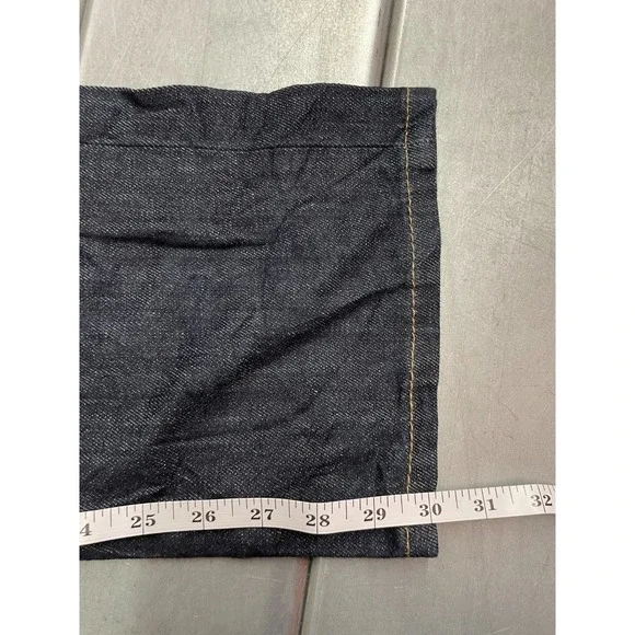 Levis 514 Straight Leg Jeans Mens 33x30 Blue Dark Wash Denim 100% Cotton - Picture 9 of 16